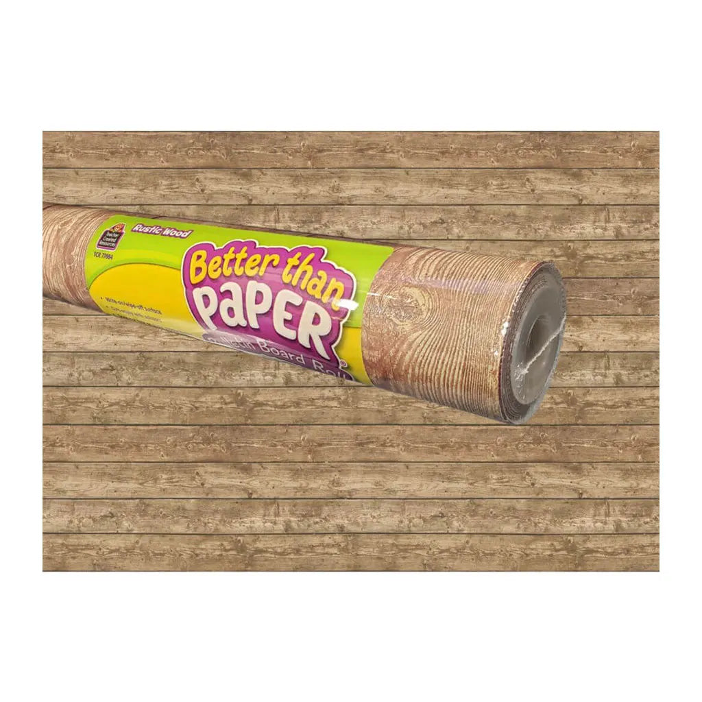 Better Than Paper Bulletin Board Roll 4ft x 12ft Wood Rustic