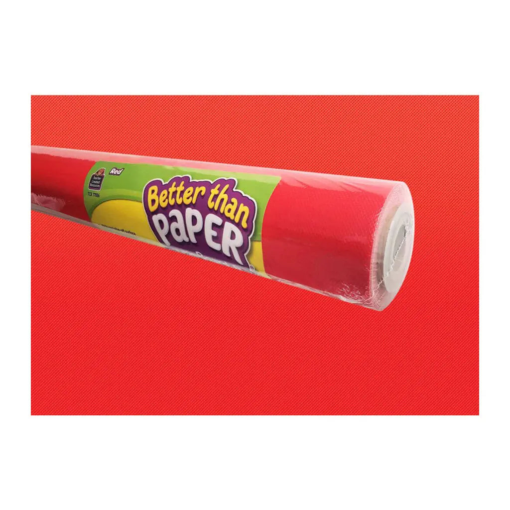 Better Than Paper Bulletin Board Roll 4ft x 12ft Red