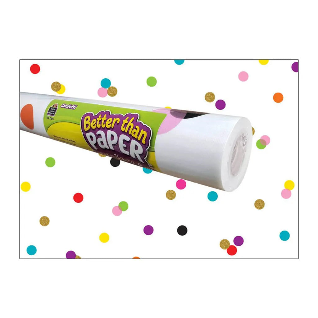 Better Than Paper Bulletin Board Roll 4ft x 12ft Confetti
