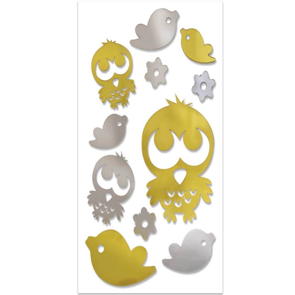 Paper Craft Sticker 9.5cm x 15.5cm Reflections Flying Friends