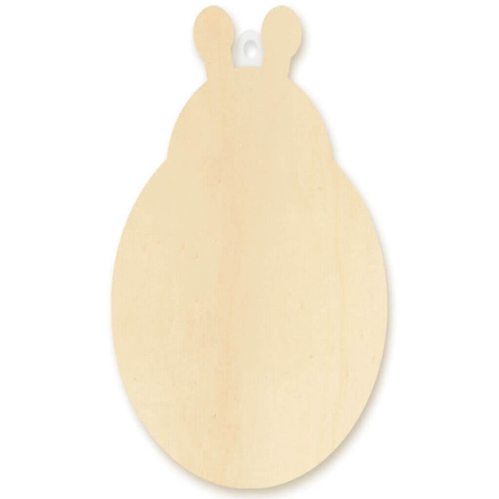 Wood Decor 8.5in DIY Wall Plaques 4mm Thick Ladybug