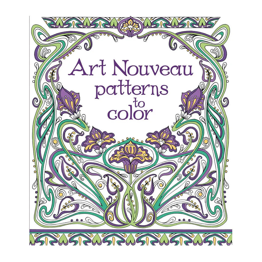Usborne Art Nouveau Patterns to Color