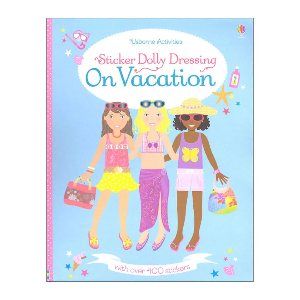 Usborne Dolly Dressing On Vacation Sticker Book