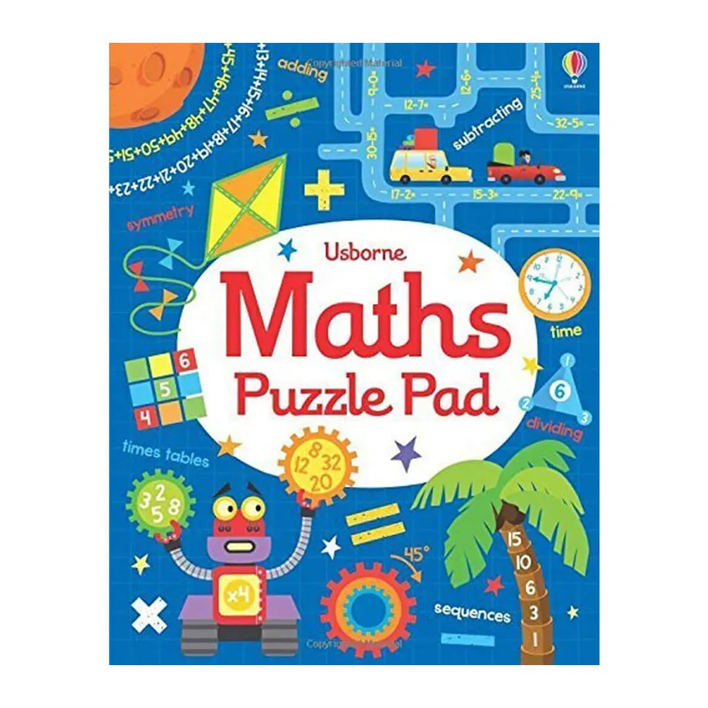 Usborne Math Puzzles Pad
