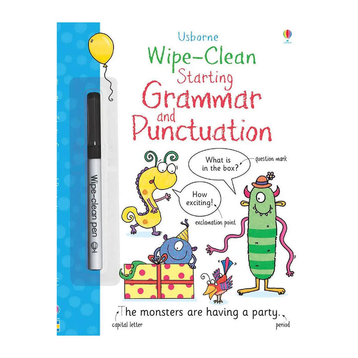 Usborne Wipe-Clean Starting Grammar & Punctuation