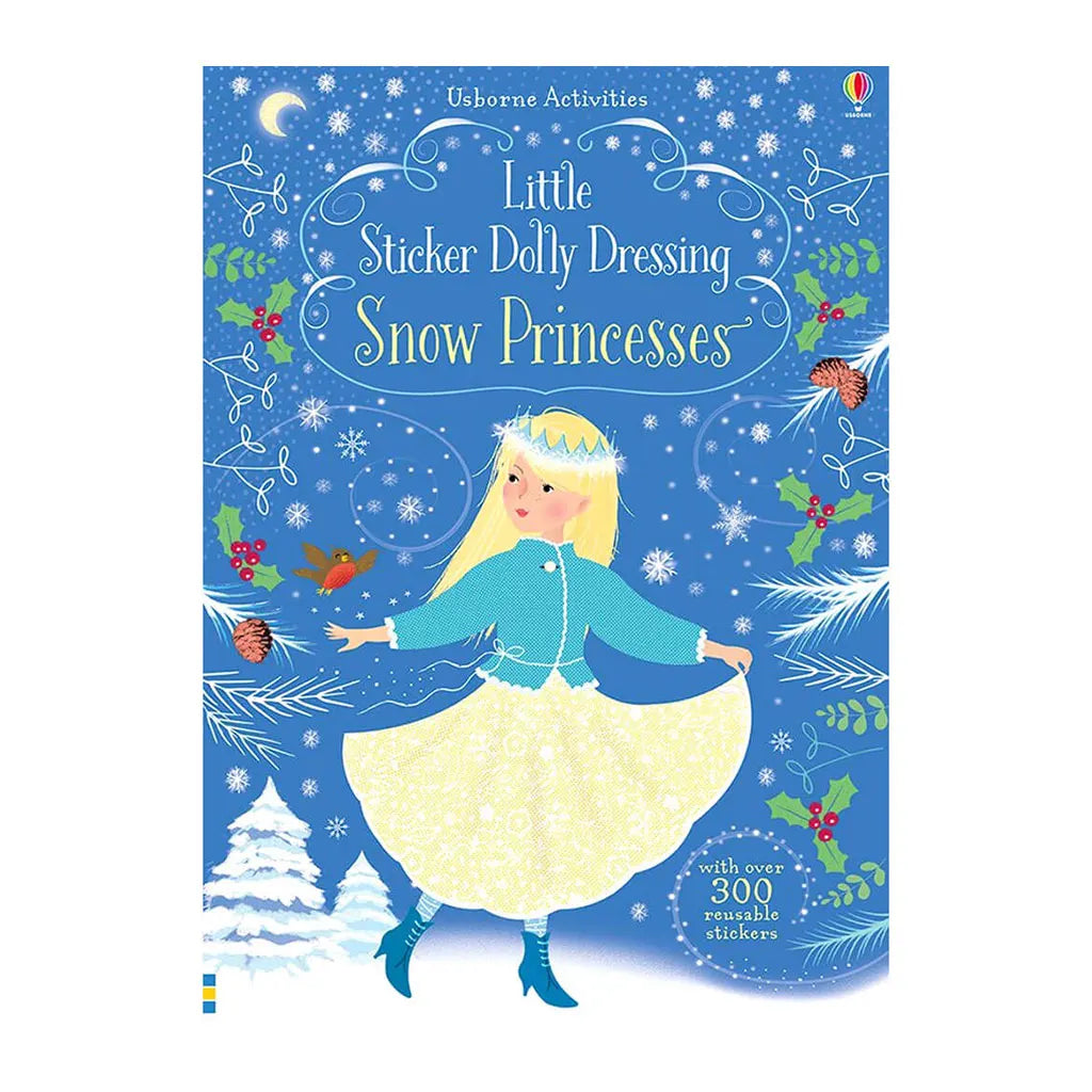 Usborne Little Sticker Dolly Dressing Snow Princesses