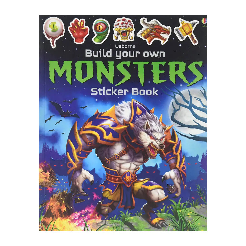 Usborne Build Your Own Monsters Sticker Book