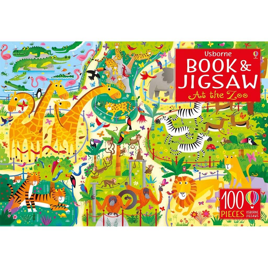 Book &amp; Jigsaw At the Zoo