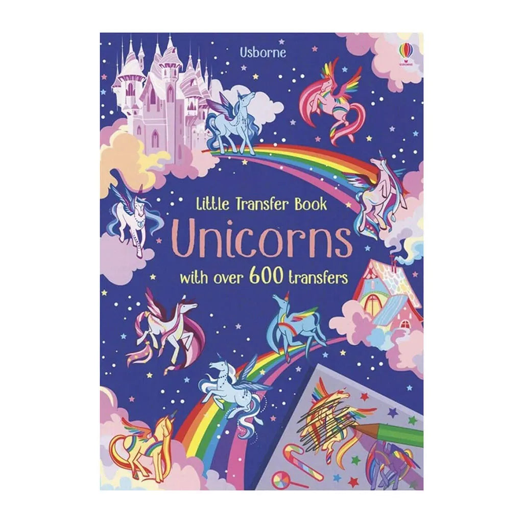 Little Transfer Book Unicorns
