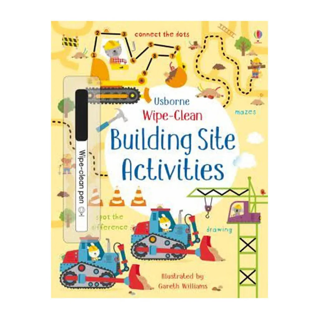 Wipe-Clean Building Site Activities