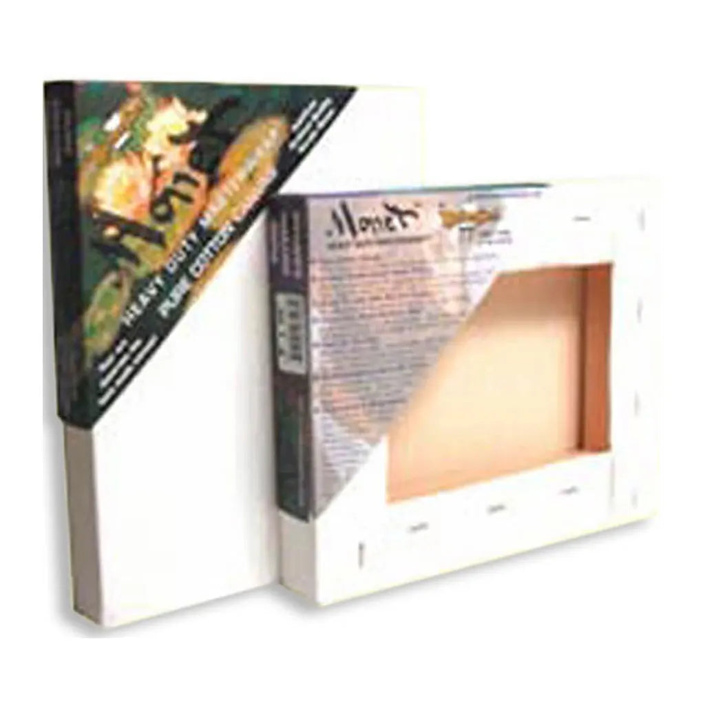 Masterpiece Monet Pro 1.5in Deep, Montery 3X Acrylic Primed Cotton 7oz, Stretched Canvas 5in x 5in
