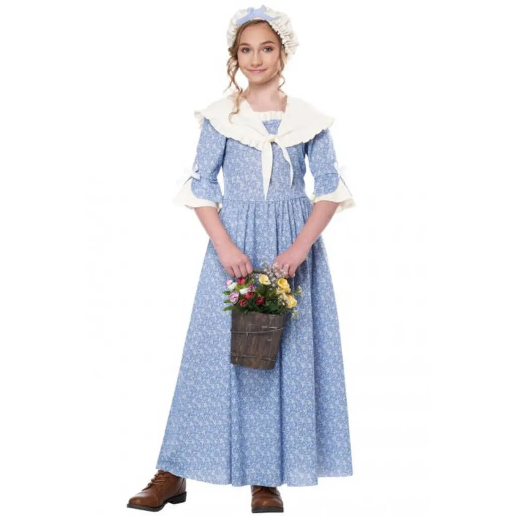 Colonial Village Girl Child Costume