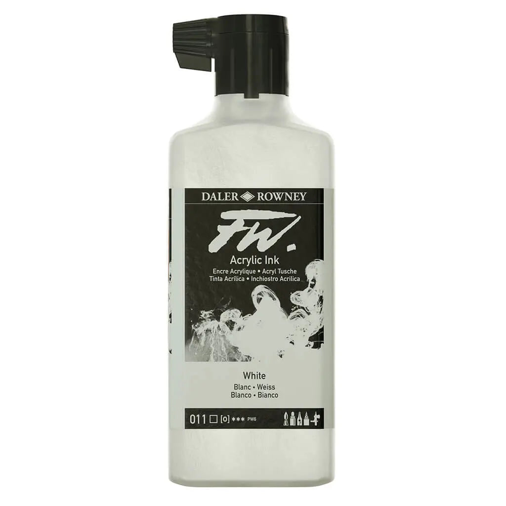 Acrylic Artists Ink 180ml, White
