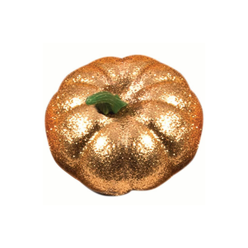 Mini Pumpkin Glittered