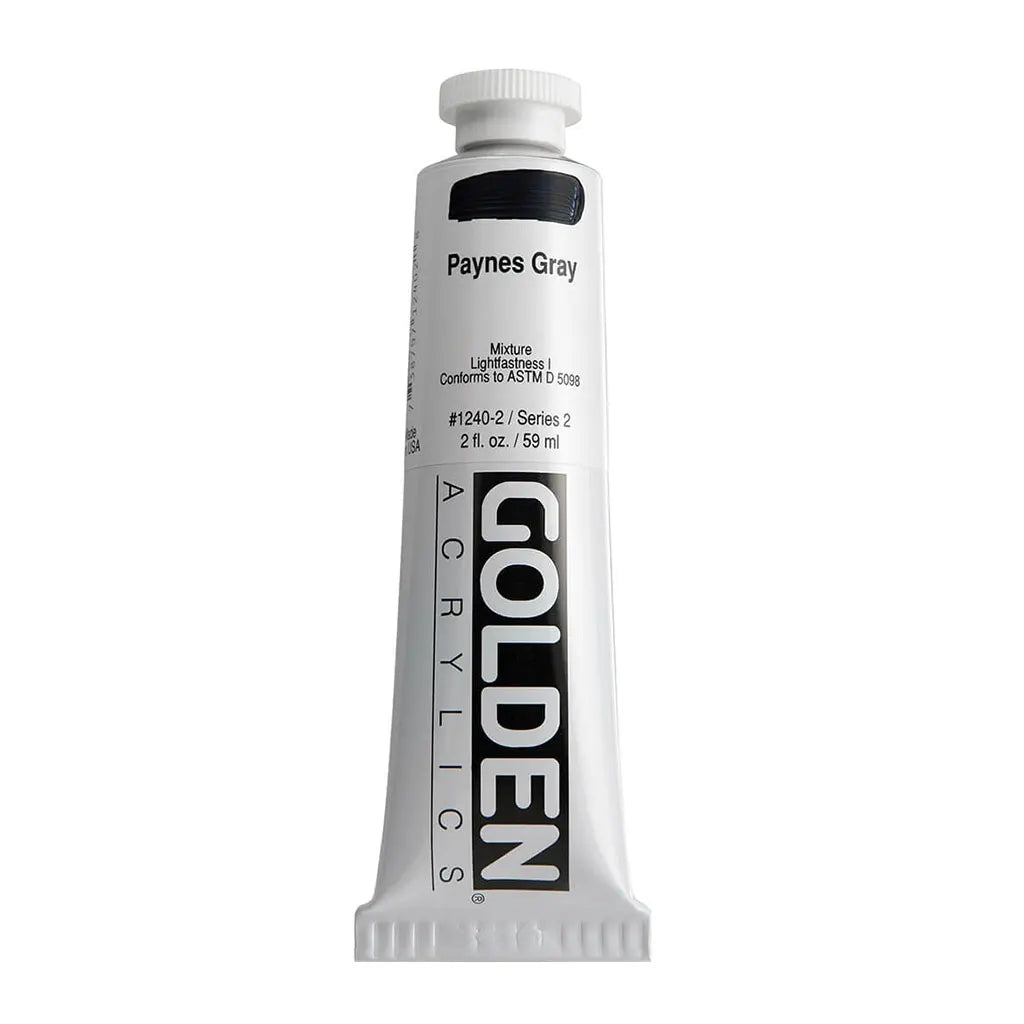 Golden Heavy Body Acrylic 2oz Payne's Gray S2
