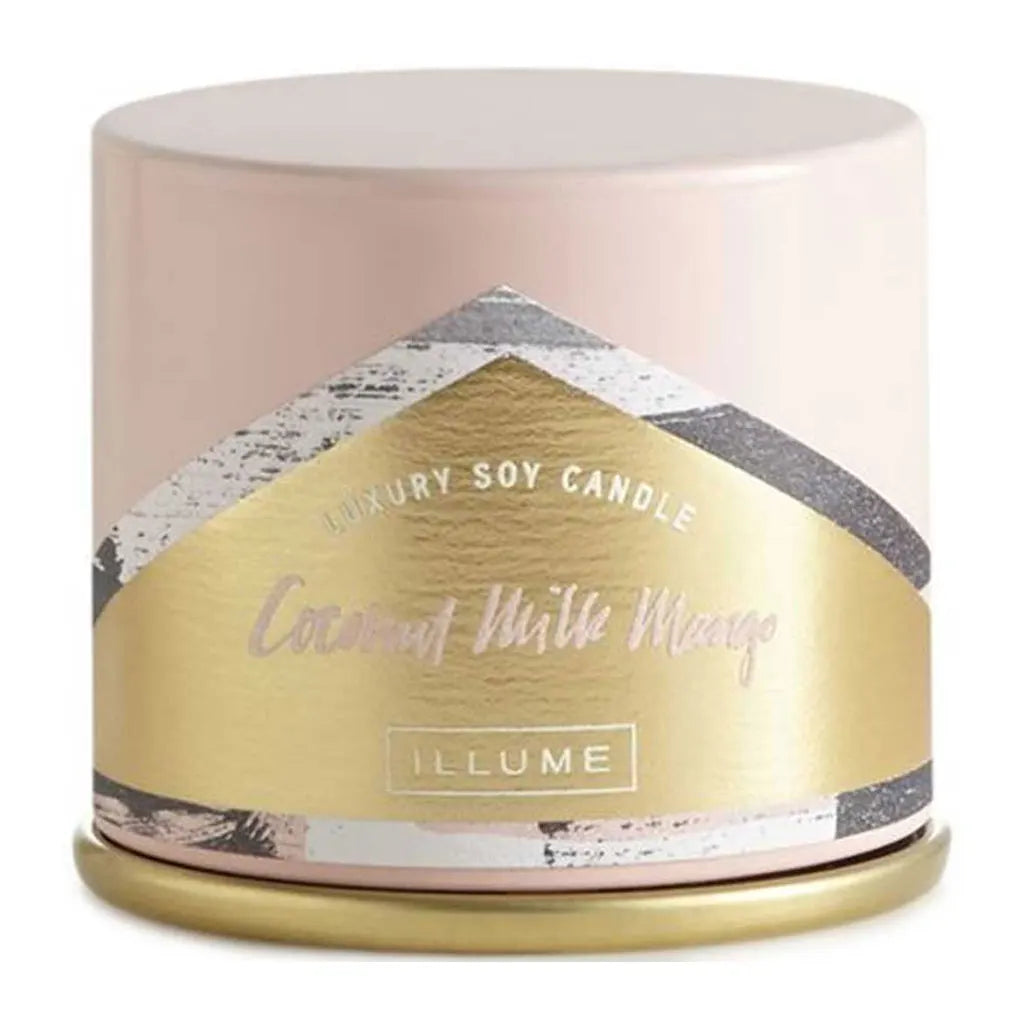 Demi Vanity Tin Candle 3oz, Coconut Milk Mango