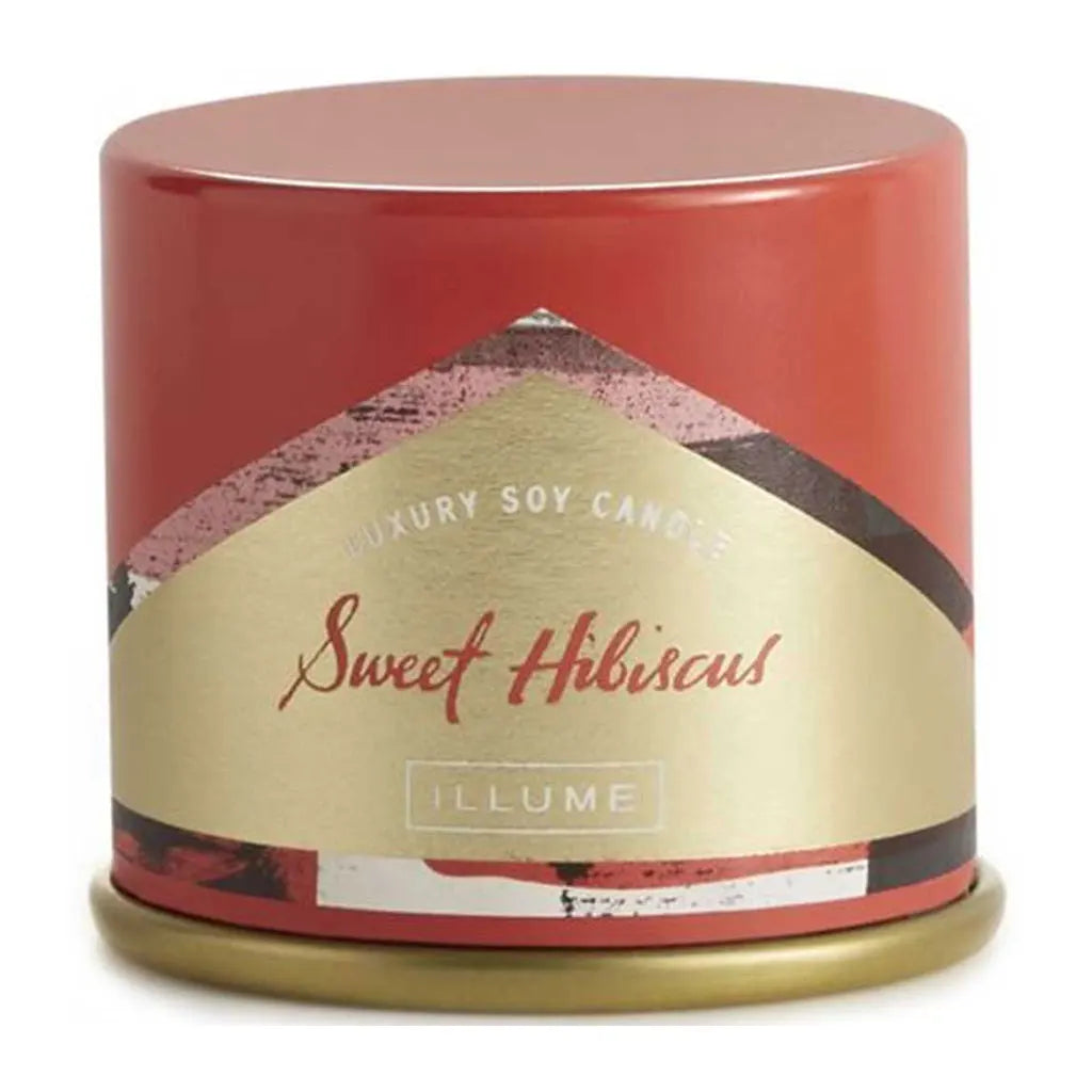 Demi Vanity Tin Candle 3oz, Sweet Hibiscus