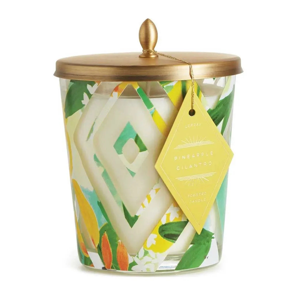 Pineapple Cilantro Cameo Jar Candle