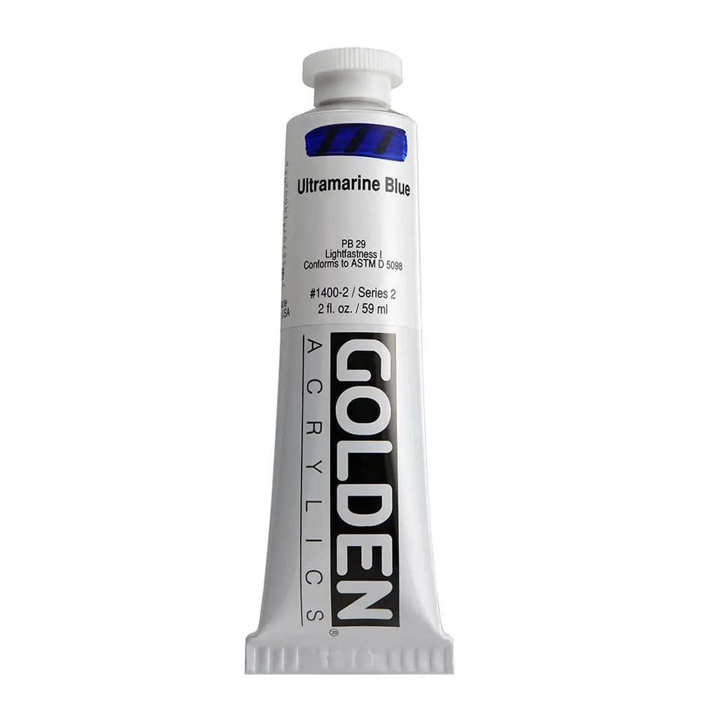 Golden Heavy Body Acrylic 2oz Ultramarine Blue S2