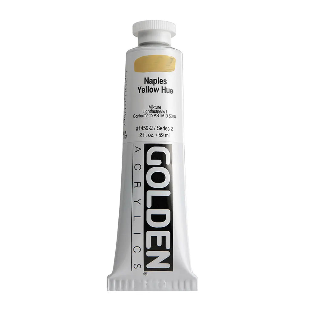 Golden Heavy Body Acrylic 2oz Naples Yellow Hue S2