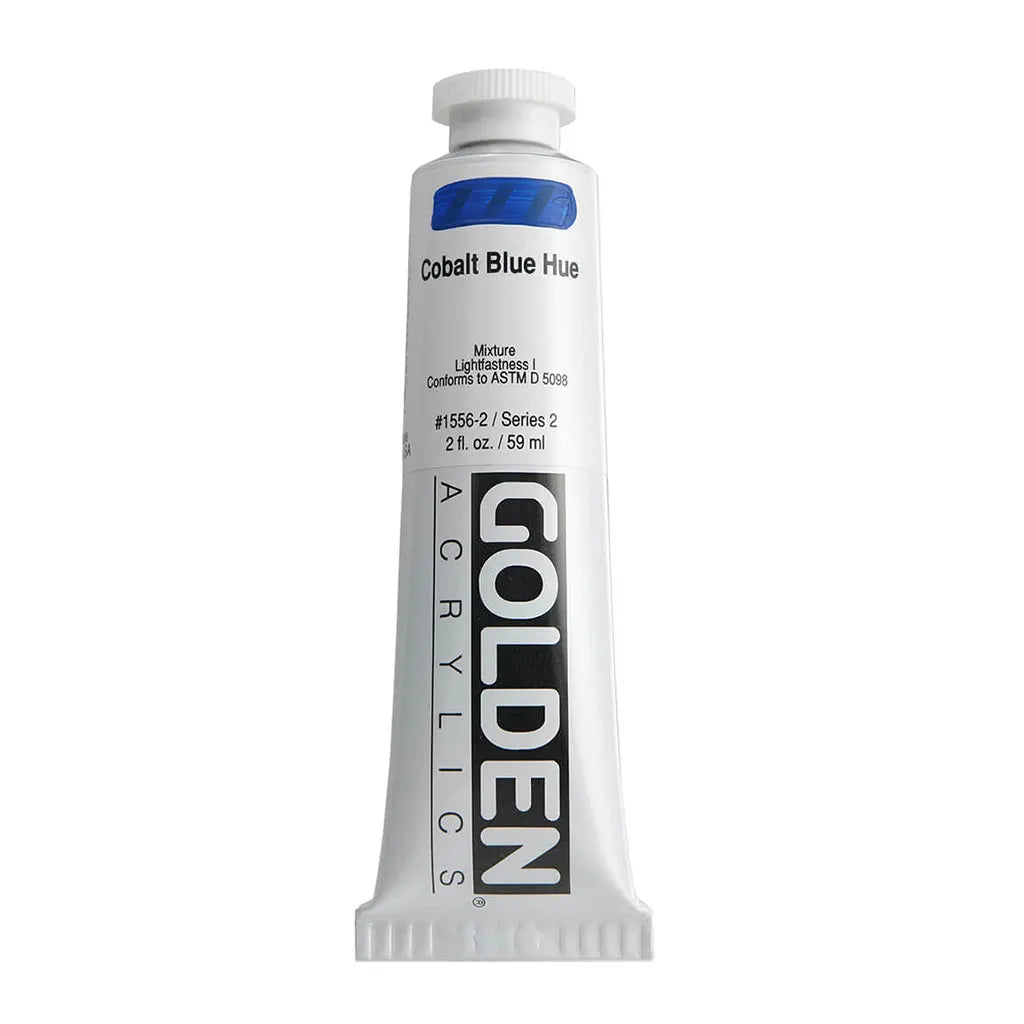 Golden Heavy Body Acrylic 2oz Cobalt Blue Hue S2