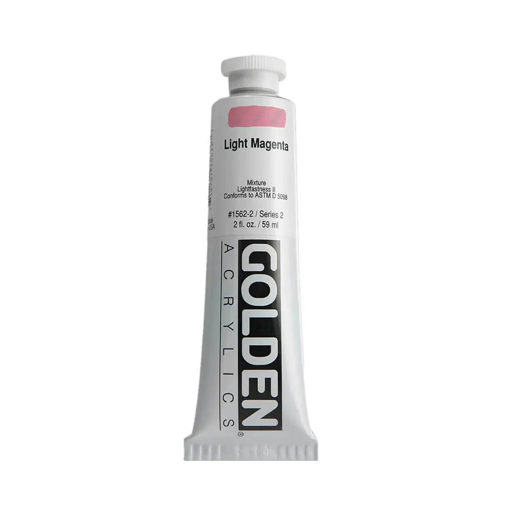 Golden Heavy Body Acrylic 2oz Light Magenta S2