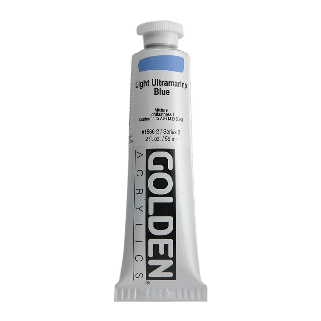 Golden Heavy Body Acrylic 2oz Light Ultramarine Blue S2