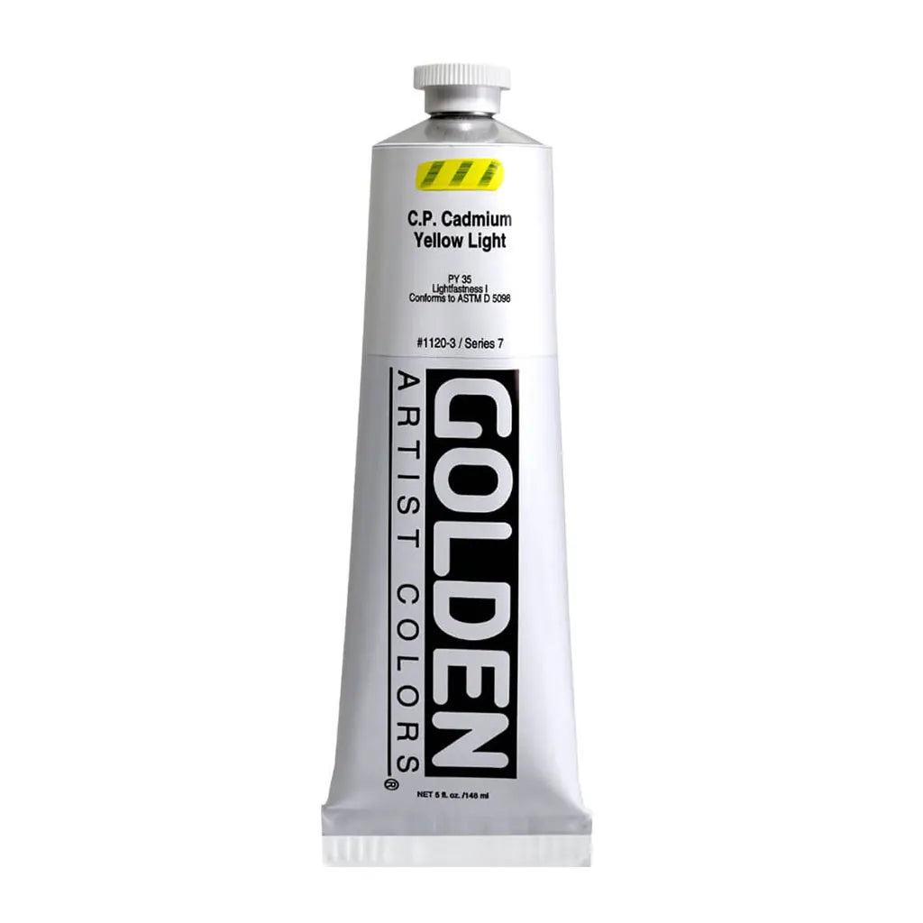 Golden Heavy Body Acrylic 5oz Cadmium Yellow Light S7