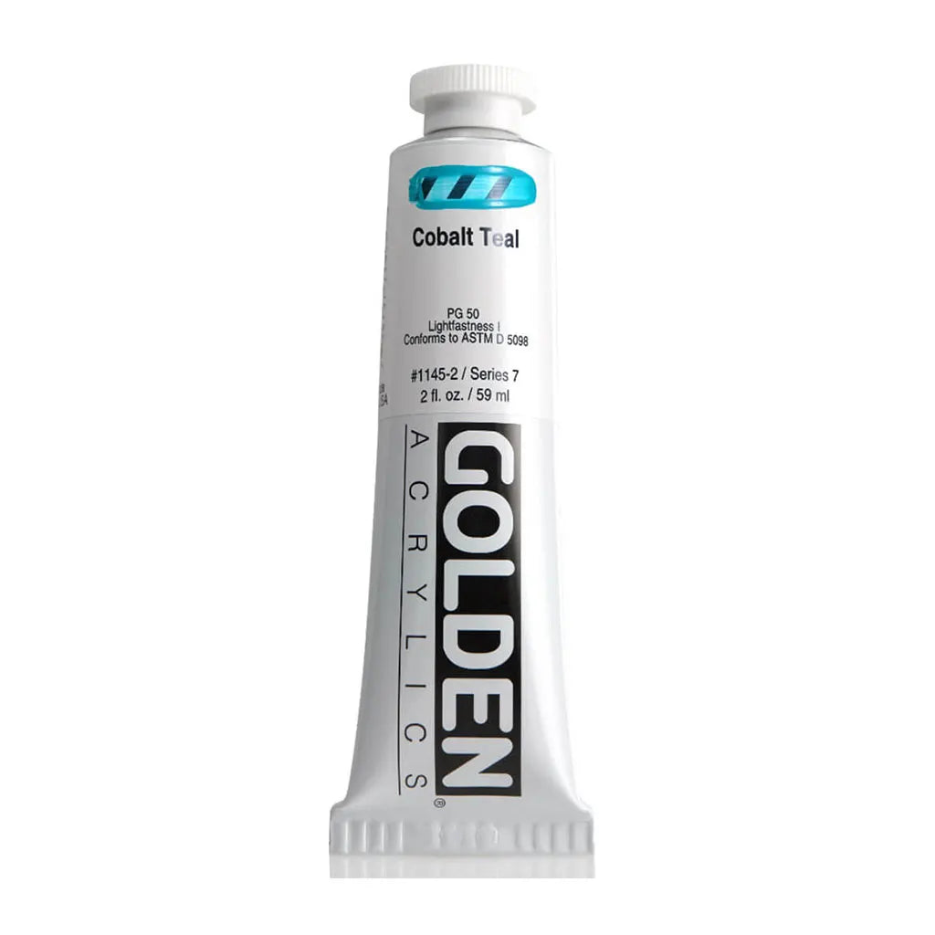 Golden Heavy Body Acrylic 2oz Cobalt Teal S7