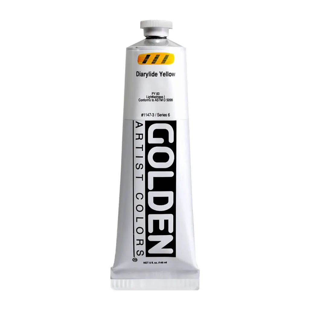 Golden Heavy Body Acrylic 5oz Diarylide Yellow S6