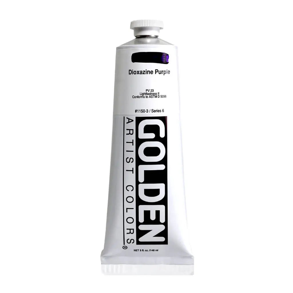 Golden Heavy Body Acrylic 5oz Dioxazine Purple S6