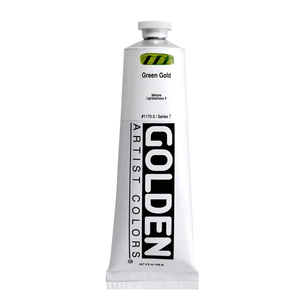 Golden Heavy Body Acrylic 5oz Green Gold S7