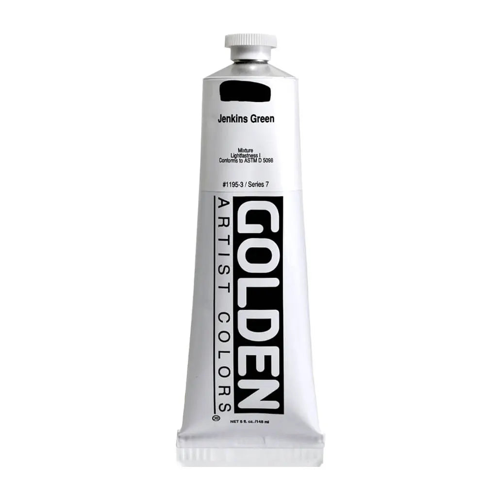 Golden Heavy Body Acrylic 5oz Jenkins Green S7