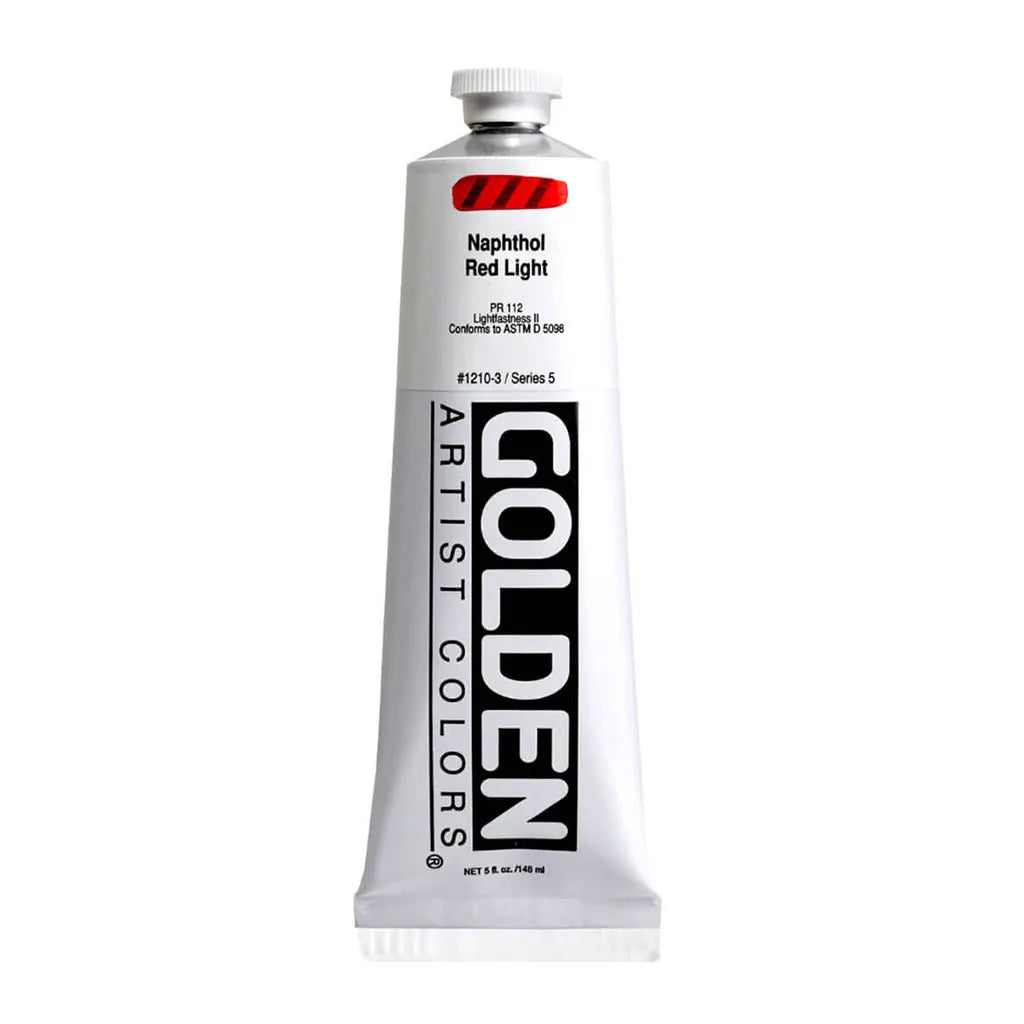 Golden Heavy Body Acrylic 5oz Naphthol Red Light S5
