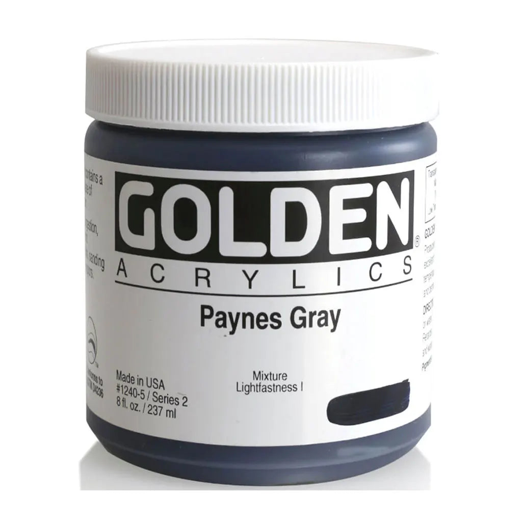 Golden Heavy Body Acrylic 8oz Payne's Gray S2