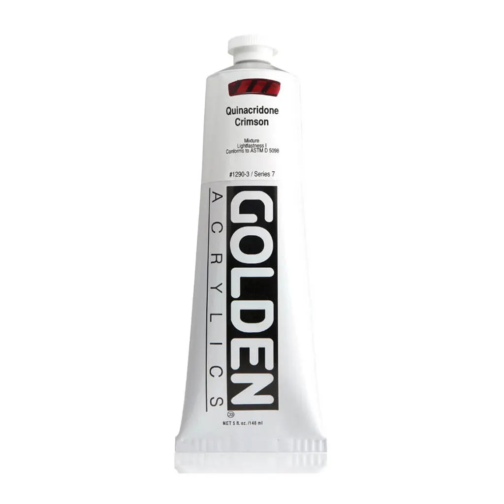 Golden Heavy Body Acrylic 5oz Quinacridone Crimson S7