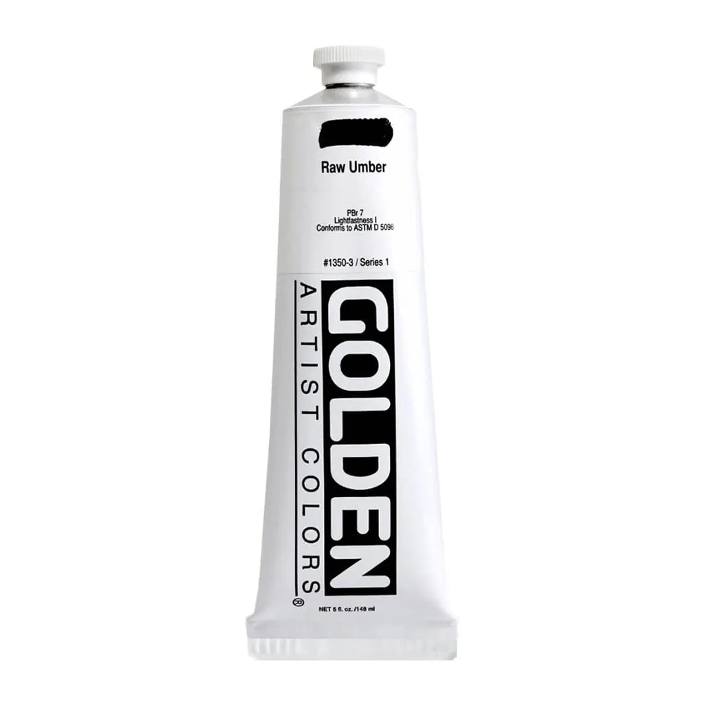 Golden Heavy Body Acrylic 5oz Raw Umber S1