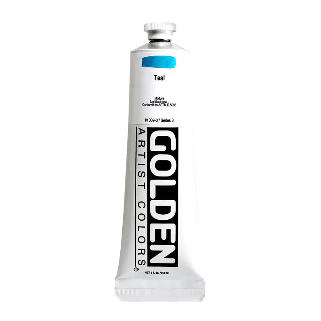 Golden Heavy Body Acrylic 5oz Teal S3