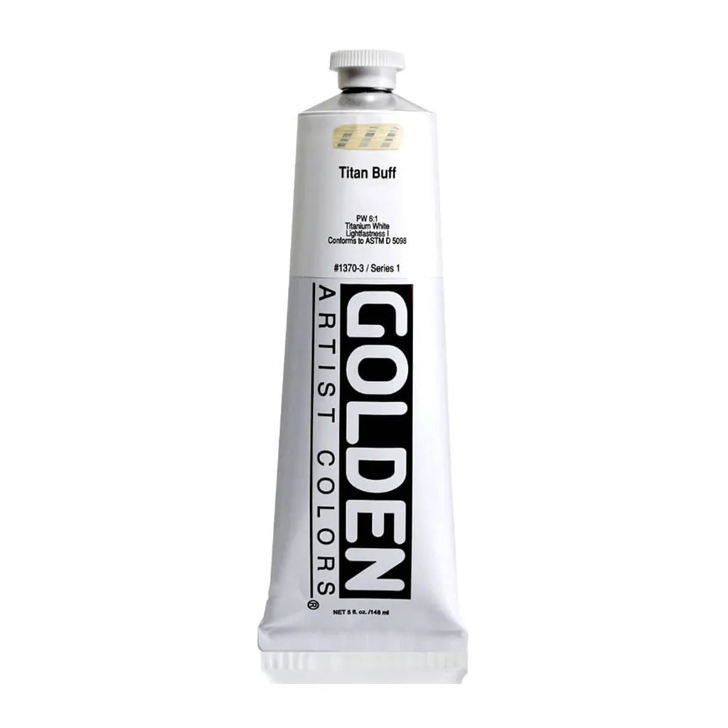 Golden Heavy Body Acrylic 5oz Titan Buff S1
