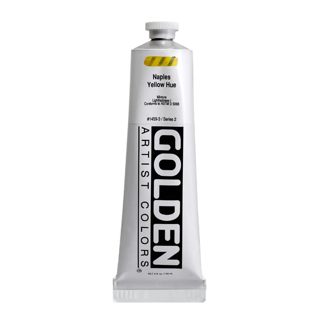 Golden Heavy Body Acrylic 5oz Naples Yellow Hue S2