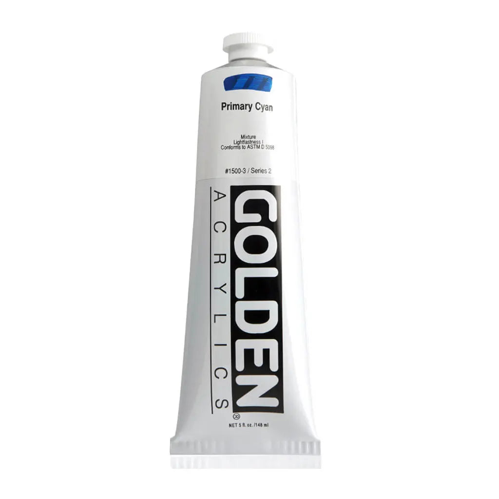 Golden Heavy Body Acrylic 5oz Primary Cyan S2