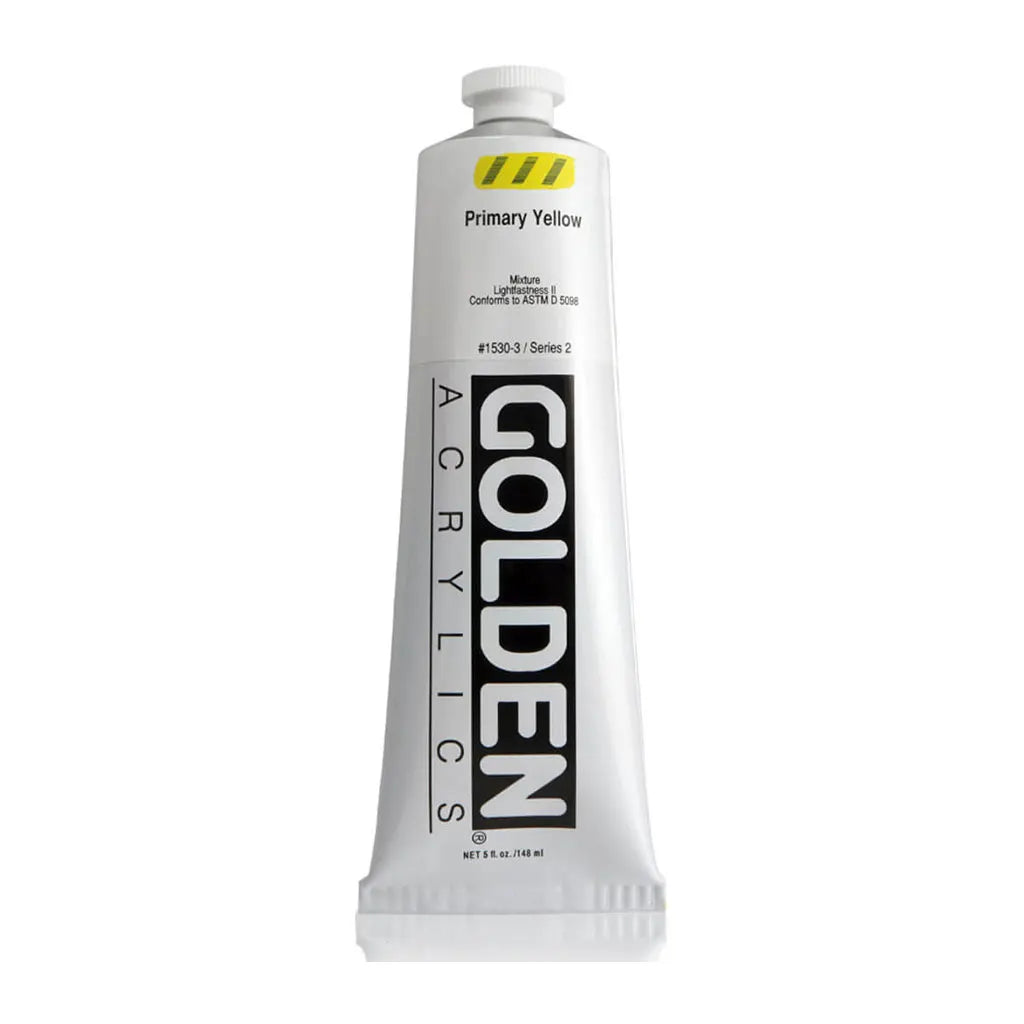Golden Heavy Body Acrylic 5oz Primary Yellow S2