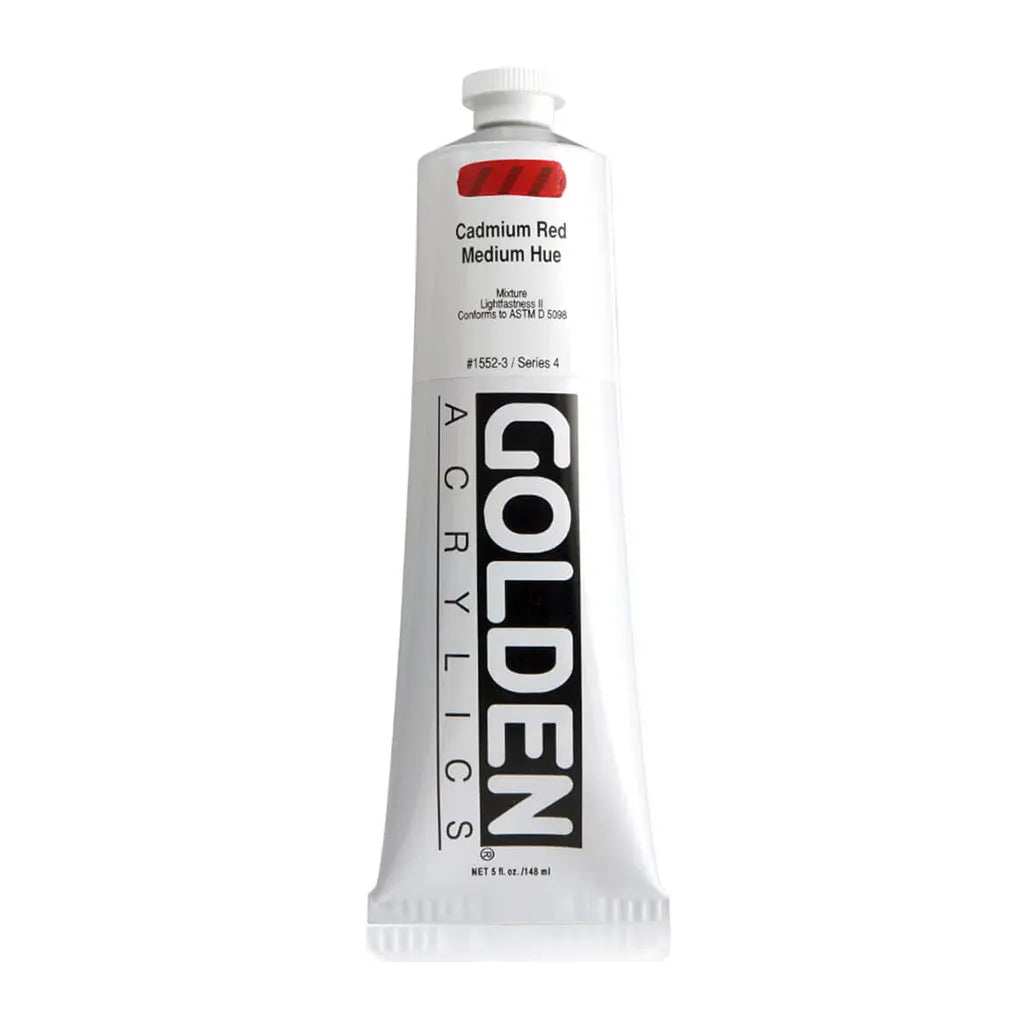 Golden Heavy Body Acrylic 5oz Cadmium Red Medium Hue S4