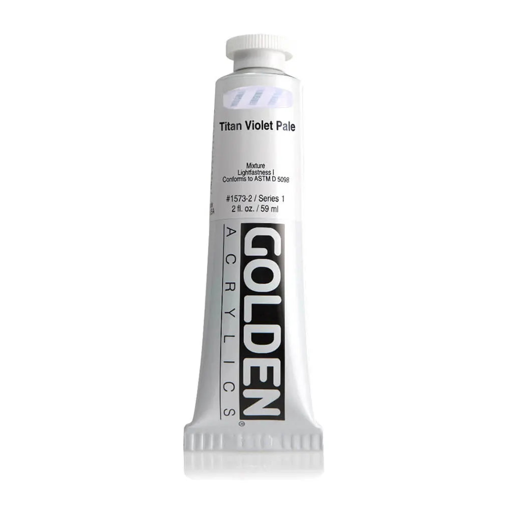 Golden Heavy Body Acrylic 2oz Titan Violet Pale S1