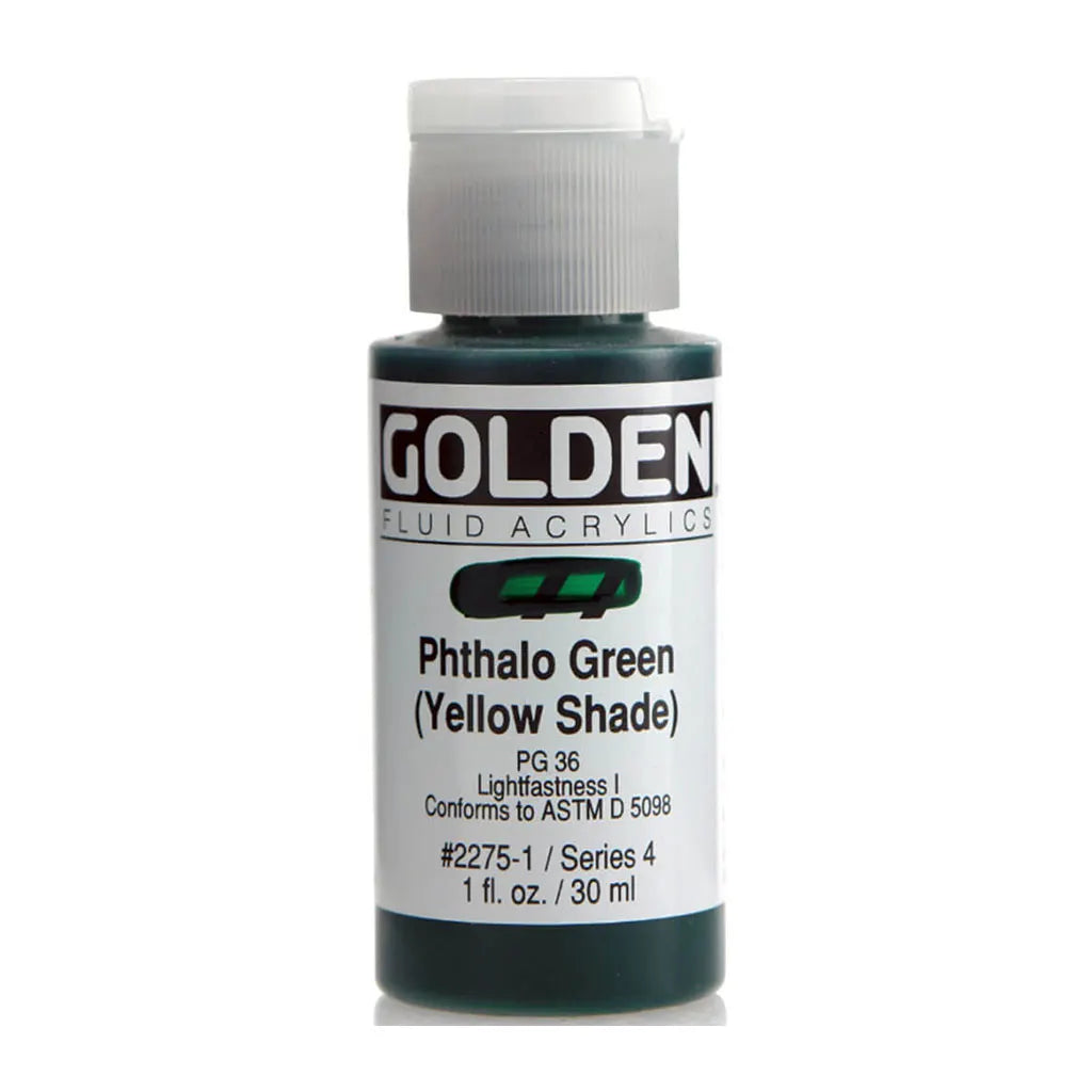 Golden Fluid Acrylic 1oz Phthalo Green /Y.S. S4