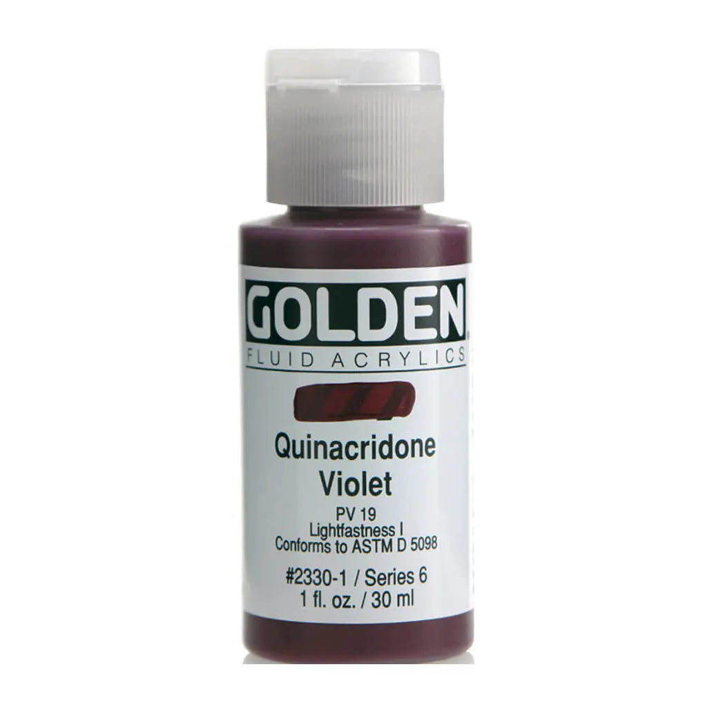 Golden Fluid Acrylic 1oz Quin. Violet S6