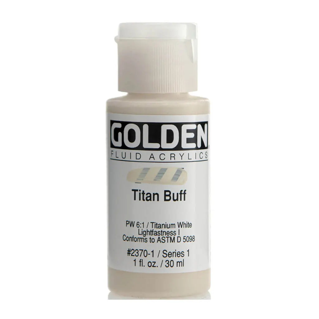 Golden Fluid Acrylic 1oz Titan Buff S1