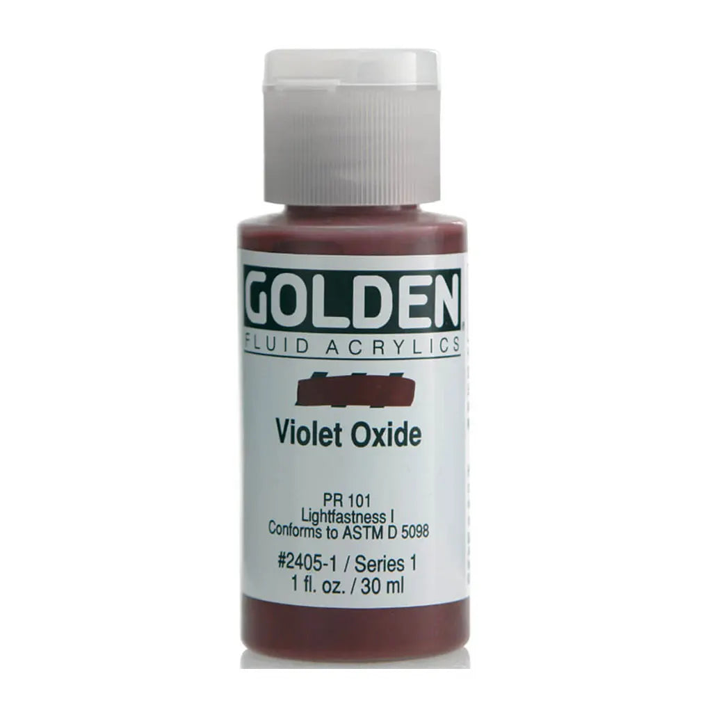 Golden Fluid Acrylic 1oz Violet Oxide S1