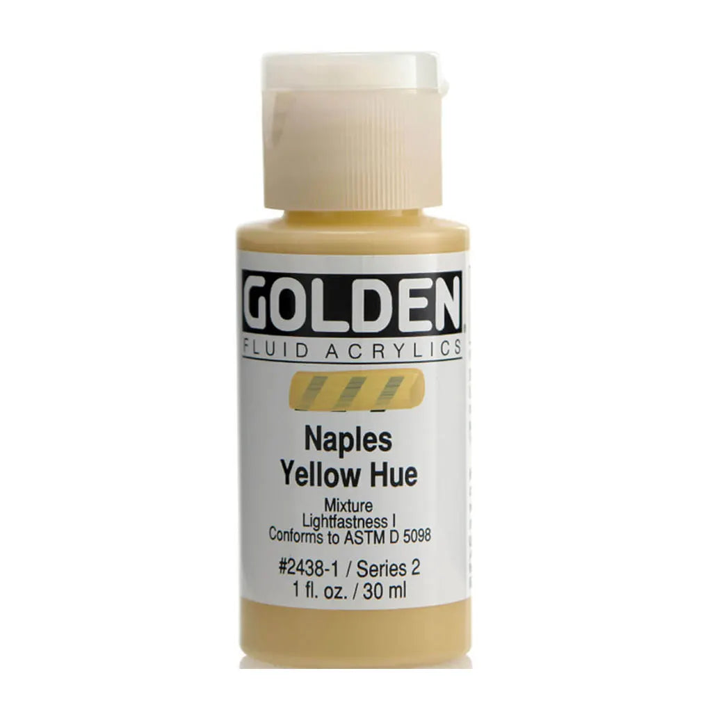 Golden Fluid Acrylic 1oz Naples Yellow Hue S2