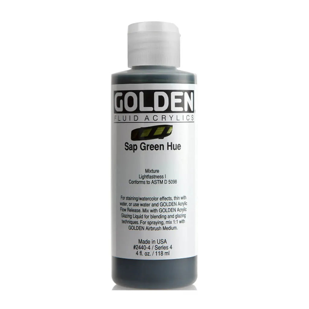 Golden Fluid Acrylic 4oz Sap Green Hue S4